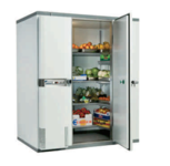 Porkka Vriescel met vloer en U-vorm rekwerk 1818