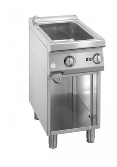 Bartscher modulair 700 classic elektrische 1/1 GN Bain-Marie met watertoevoerkraan en open onderbouw