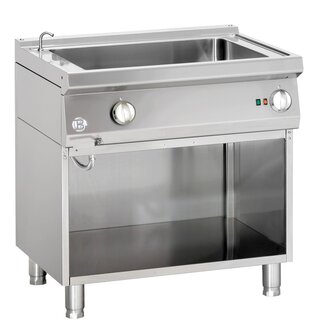 Bartscher modulair 700 classic elektrische 2/1 GN Bain-Marie met watertoevoerkraan en open onderbouw