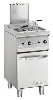 Bartscher modulair 700 classic gas friteuse | 2 x 7 liter