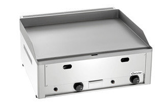 Bartscher gas grillplaat GDP 650G, glad