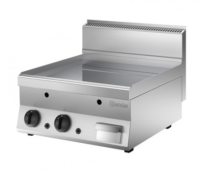 Bartscher snack gas grillplaat glad B 600 | modulair 650