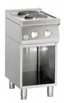 Bartscher modulair 700 classic 2 elektrische kookplaten met open onderbouw
